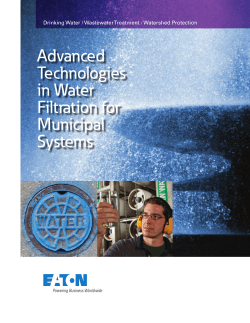 Advanced Technologies in Water Filtration for