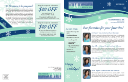 $10 off ‘Tis the season to be pampered!