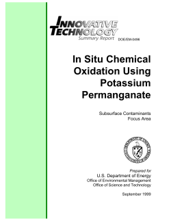 In Situ Chemical Oxidation Using Potassium Permanganate
