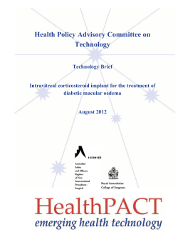 Health Policy Advisory Committee on Technology