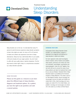 Understanding Sleep Disorders treatment guide