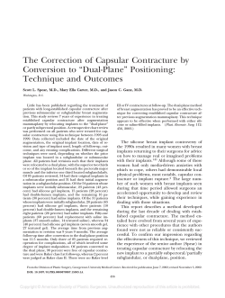 The Correction of Capsular Contracture by Conversion to “Dual-Plane” Positioning: