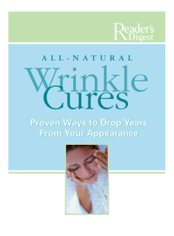 Wrinkle Cures ✢ A L L - N A T U R A...