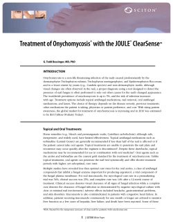 Treatment of Onychomycosis with the JOULE ClearSense