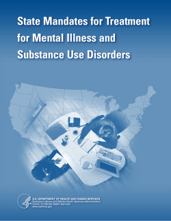 State Mandates for Treatment for Mental Illness and Substance Use Disorders