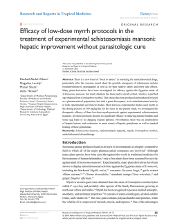Efficacy of low-dose myrrh protocols in the