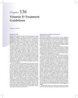 136 Vitamin D Treatment Guidelines Chapter