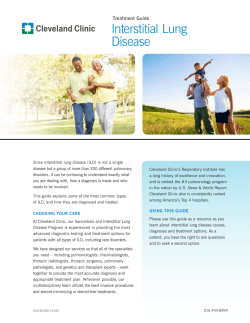 interstitial lung disease Treatment Guide
