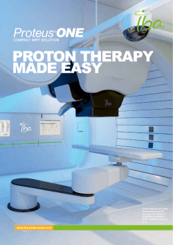 PROTON THERAPY MADE EASY ONE Proteus