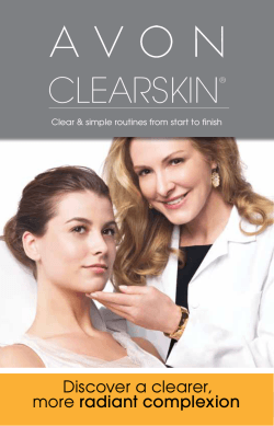 CLEARSKIN Discover a clearer, more radiant complexion