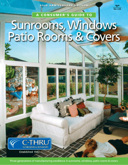 Sunrooms, Windows Patio Rooms &amp; Covers Established 1947