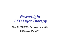 PowerLight LED Light Therapy  The FUTURE of corrective skin