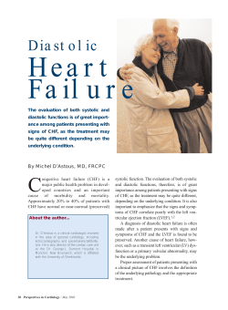 Heart Failure Diastolic