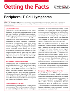 Peripheral T-Cell Lymphoma