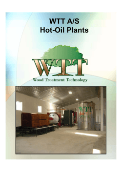 WTT A/S Hot-Oil Plants