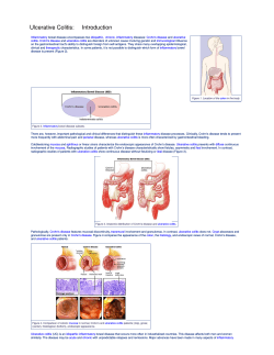 Ulcerative Colitis:     Introduction