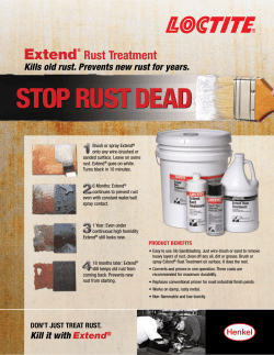 Stop RuSt DeaD Extend  Rust Treatment