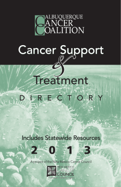 &amp; C Cancer Support Treatment