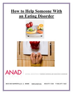 How to Help Someone With an Eating Disorder  www.anad.org