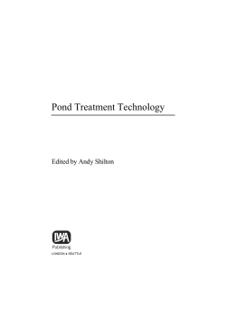 Pond Treatment Technology Edited by Andy Shilton