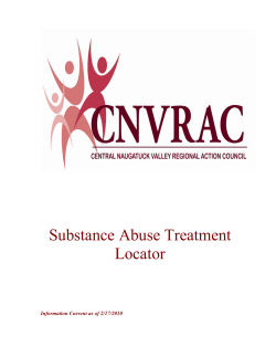 Substance Abuse Treatment Locator
