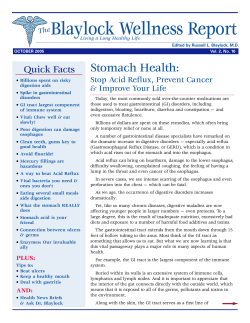 Stomach Health: Stop Acid Reflux, Prevent Cancer &amp; Improve Your Life