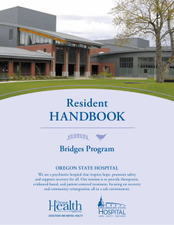 Handbook  Resident bridges Program