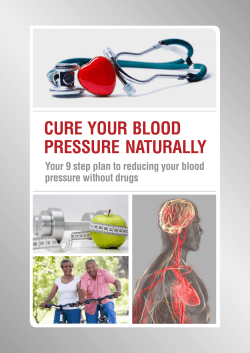 CURE YOUR BLOOD PRESSURE  NATURALLY pressure without drugs