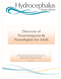 Directory of Neurosurgeons &amp; Neurologists for Adult