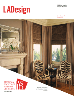 LADesign LOS ANGELES ASID Los Angeles Chapter Magazine