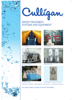 WATER TREATMENT SYSTEMS AND EQUIPMENT