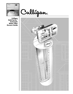 Culligan Gold Series  Automatic