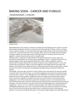 BAKING SODA - CANCER AND FUNGUS ArticlesFeaturedH