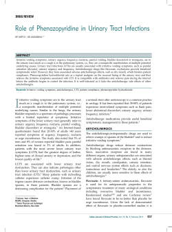 Role  of  Phenazopyridine  in  Urinary ...