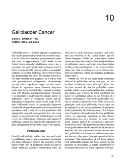 10 Gallbladder Cancer