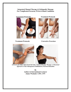 Integrated Manual Therapy &amp; Orthopedic Massage
