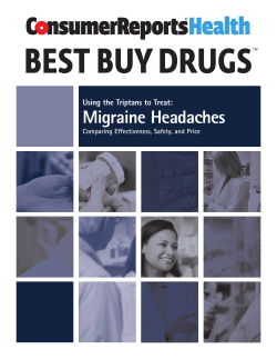 Migraine Headaches Using the Triptans to Treat: Comparing Effectiveness, Safety, and Price