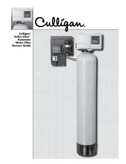 Culligan  Sulfur-Cleer Automatic
