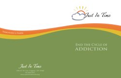 ADDICTION  End the Cycle of 1095 W 7th Ave, Eugene, OR. 97402