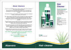 Hair Cleaner About  Aloevera