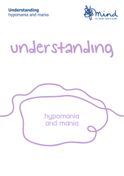 understanding hypomania and mania Understanding