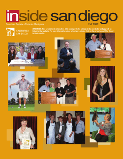 in side sandiego American Society of Interior Designers