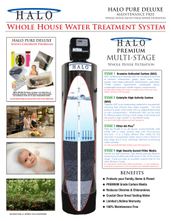 Whole House Water Treatment System MULTI-STAGE premium HALO PURE DELUXE