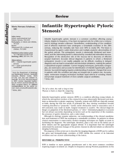 Infantile Hypertrophic Pyloric Stenosis 1