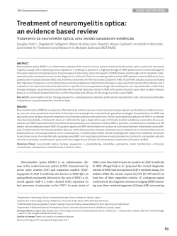 Treatment of neuromyelitis optica: an evidence based review