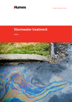Stormwater treatment Issue 3