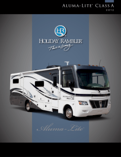 Aluma-Lite Aluma-Lite®  Class A ® 2 0 1 2