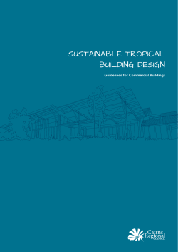 SuStainable tropical building deSign Guidelines for Commercial Buildings