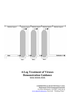 4-Log Treatment of Viruses Demonstration Guidance XXX-XXXX-XXX