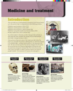 Medicine and treatment Introduction